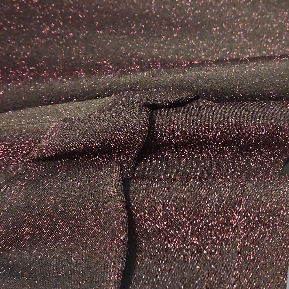 Michael Kors Shimmering Black and Red Blouse - Picture 2 of 5